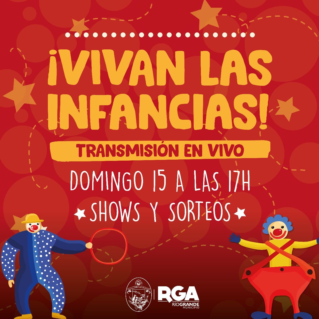se viene el gran show virtual vivan las infancias