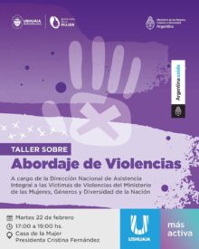 la municipalidad realizara un taller sobre abordaje de violencias por motivos de genero
