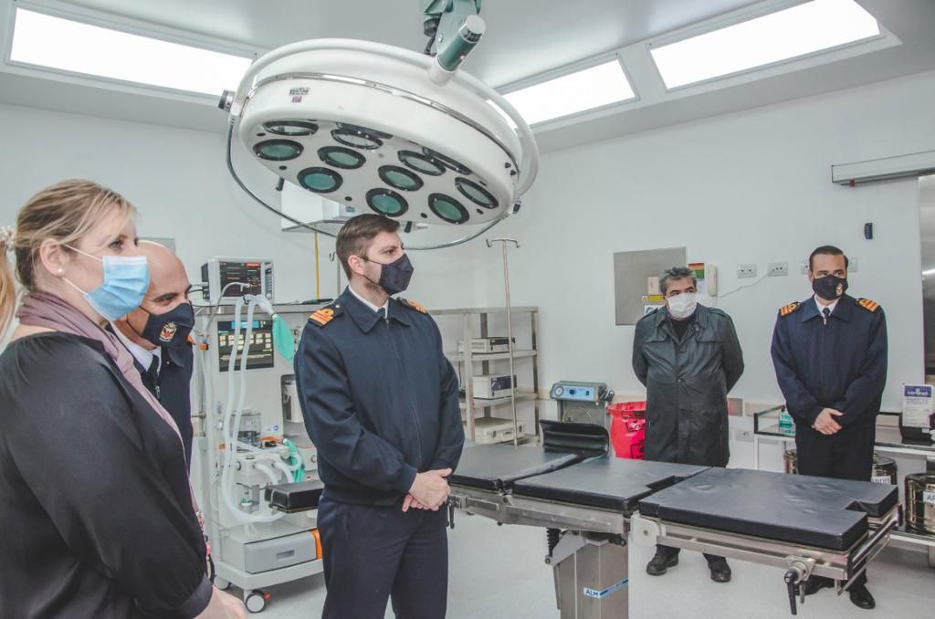 inauguracion del quirofano del hospital naval de ushuaia