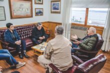 la municipalidad se reunio con autoridades de prefectura naval