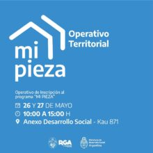 se realiza un nuevo operativo territorial para inscripciones al programa mi pieza