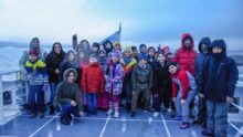 alumnos y alumnas de escuelas deportivas municipales de ushuaia navegaron por el canal beagle