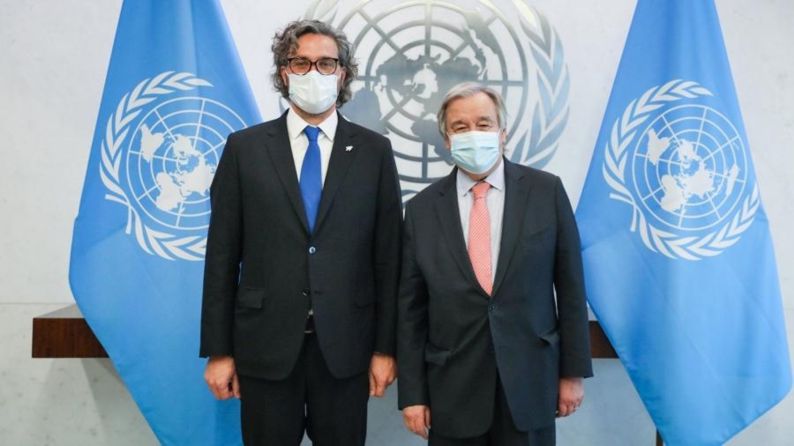 Cafiero reclamó la intervención de la ONU en las negociaciones por Malvinas