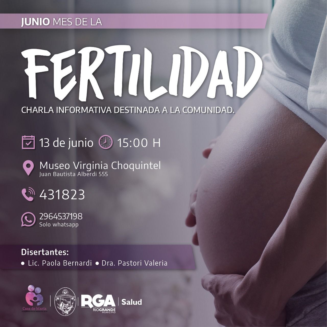 el municipio ofrecera una charla informativa sobre fertilidad