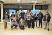 entrega de premios a los ganadores del torneo igneo copa newsan