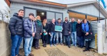 gobierno recibio las redes de agua y cloaca construidas por el municipio de tolhuin en el b 9 de octubre