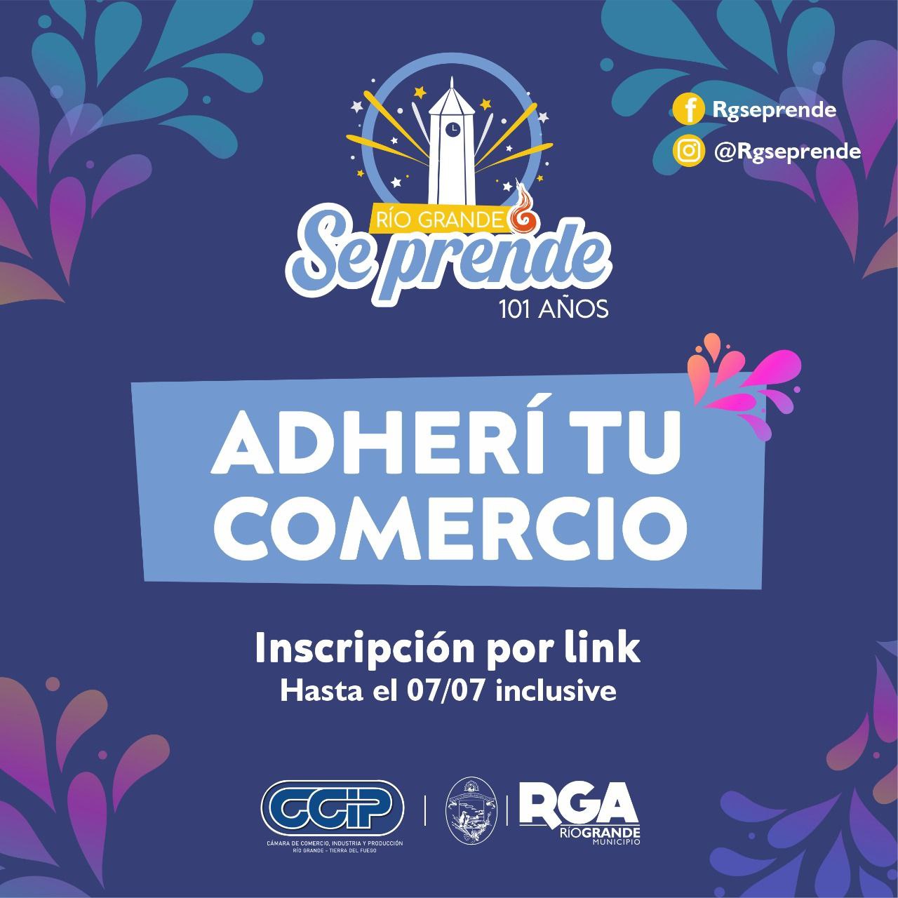 invitan a los comercios a sumarse al rio grande se prende