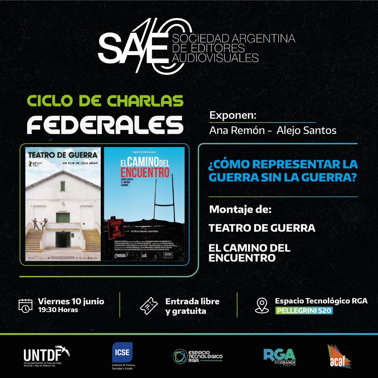 malvinas habra un ciclo de charlas federales sobre cine montaje y guerra