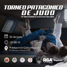 rio grande sera sede del torneo patagonico de judo