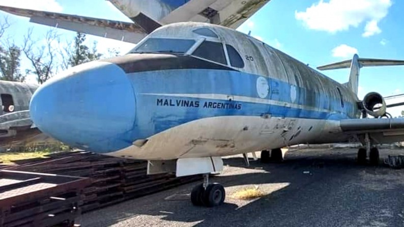 Reúnen fondos para llevar a Córdoba el avión que aterrizó en Malvinas el 2 de abril de 1982