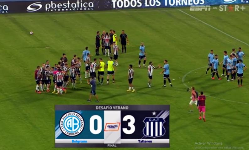 Talleres aplastó a Belgrano en un estadio Kempes repleto
