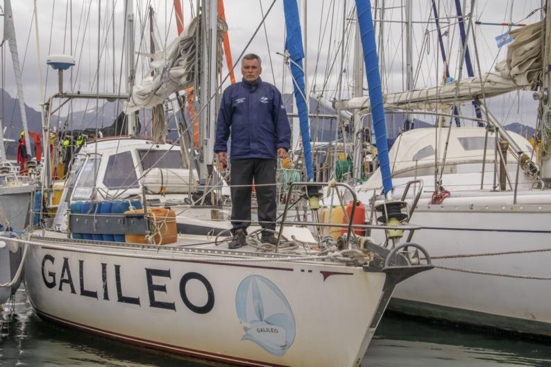 Un excombatiente concluyó su travesía en velero por el Cabo de Hornos