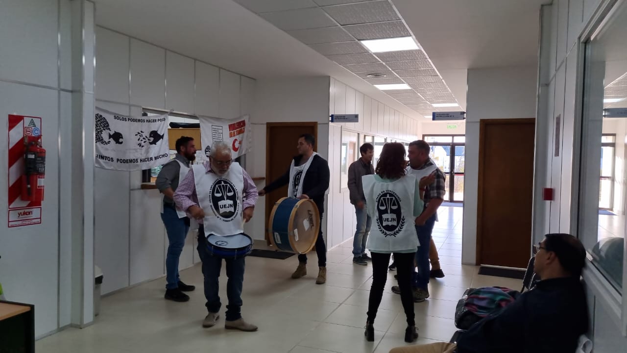 Trabajadores judiciales continúan con el plan de lucha