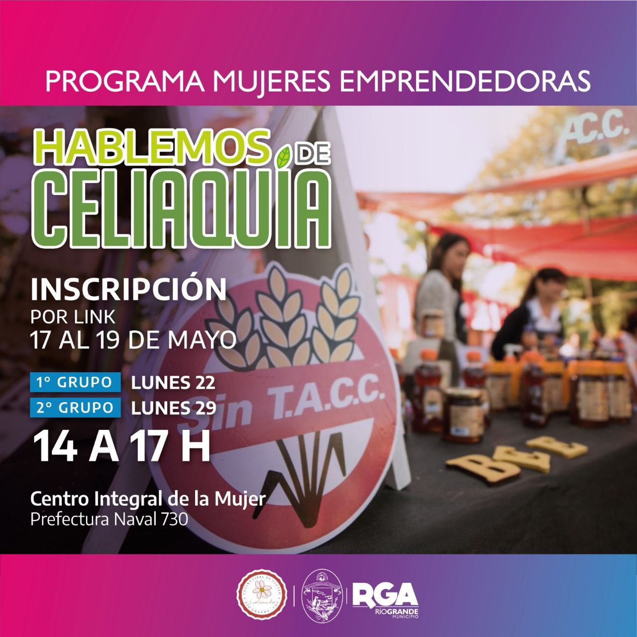 Se viene la segunda charla sobre Celiaquía en la producción de alimentos