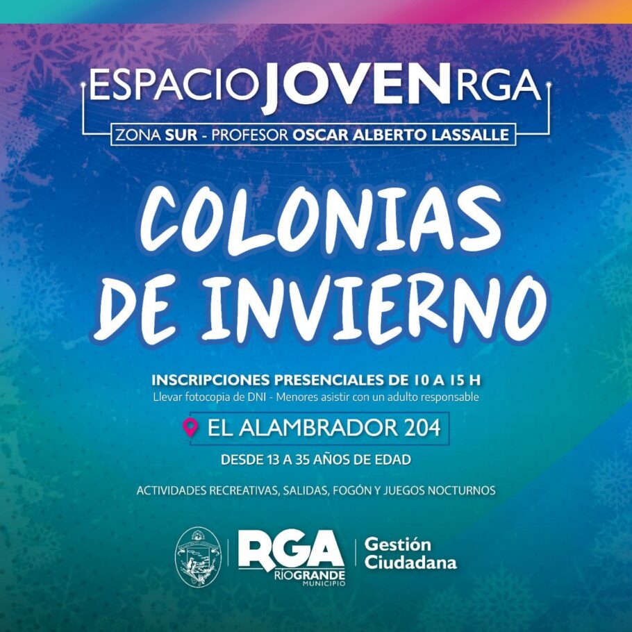 llegan las colonias de invierno al espacio joven zona sur