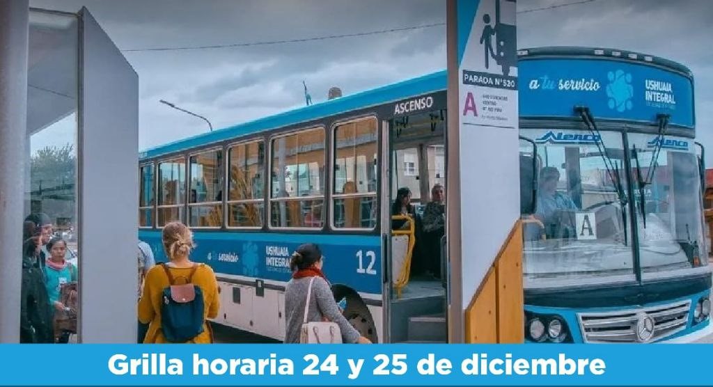 frecuencias de colectivos para las fiestas de fin de ano