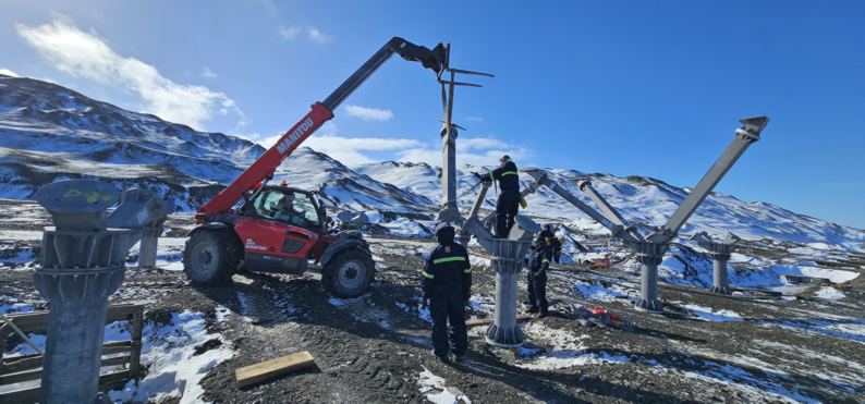 Argentina construye en Petrel sus instalaciones más modernas de la Antártida