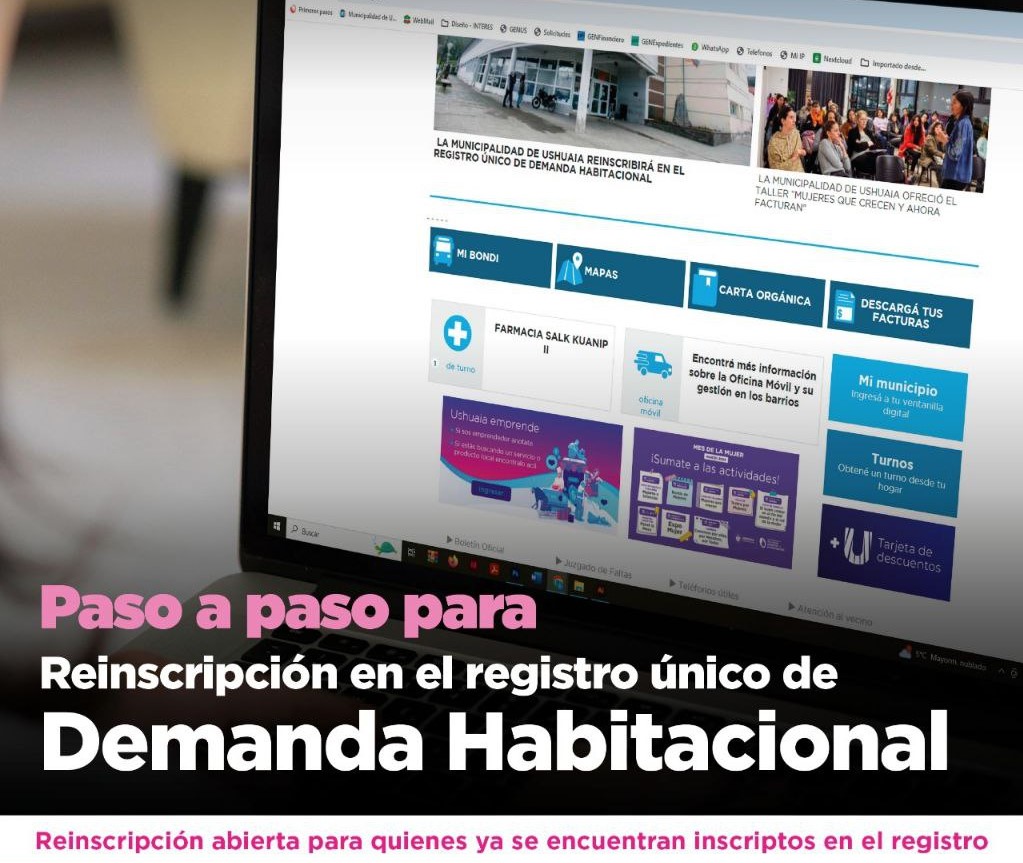 Más de 1300 personas ya se reinscribieron en el Registro Único de Demanda Habitacional