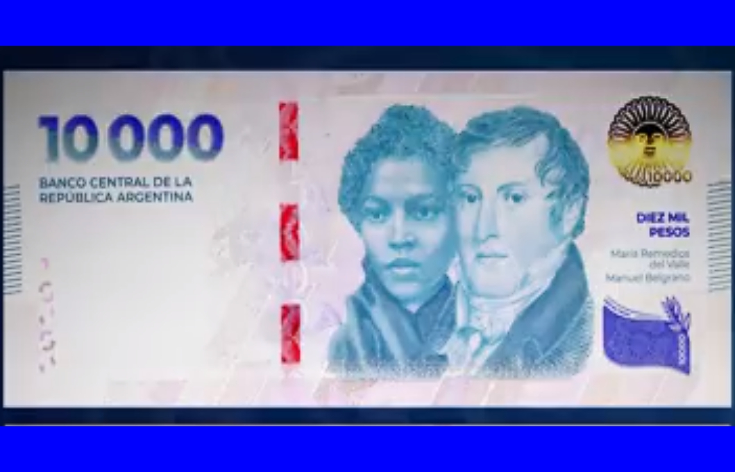 Ya está en circulación el nuevo billete de $10.000