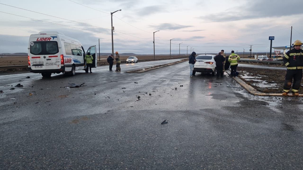 Una embarazada hospitalizada tras un accidente de tránsito