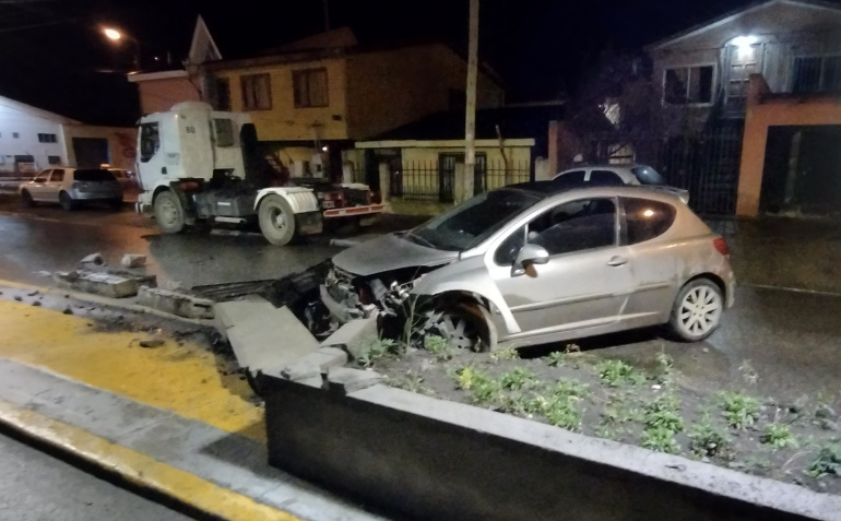 Ebrio al volante provocó un accidente de tránsito