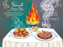 comparacion de cocinas francesa y argentina