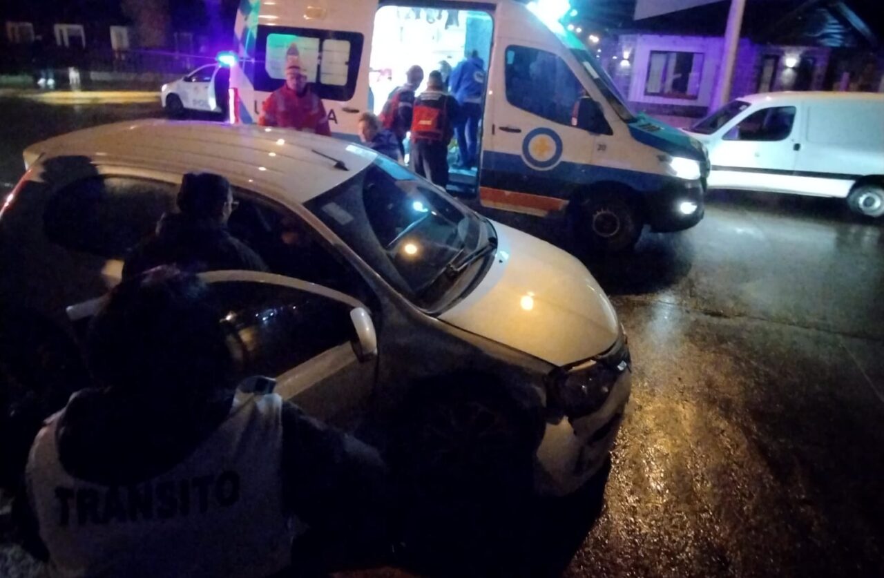 Violento choque abrió la jornada de este jueves