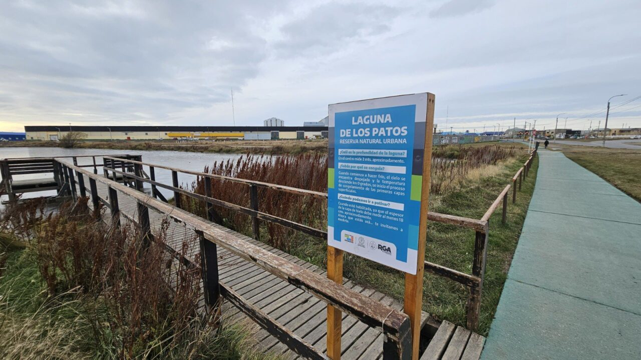 Recuerdan que la Laguna de los Patos no está habilitada para actividades invernales