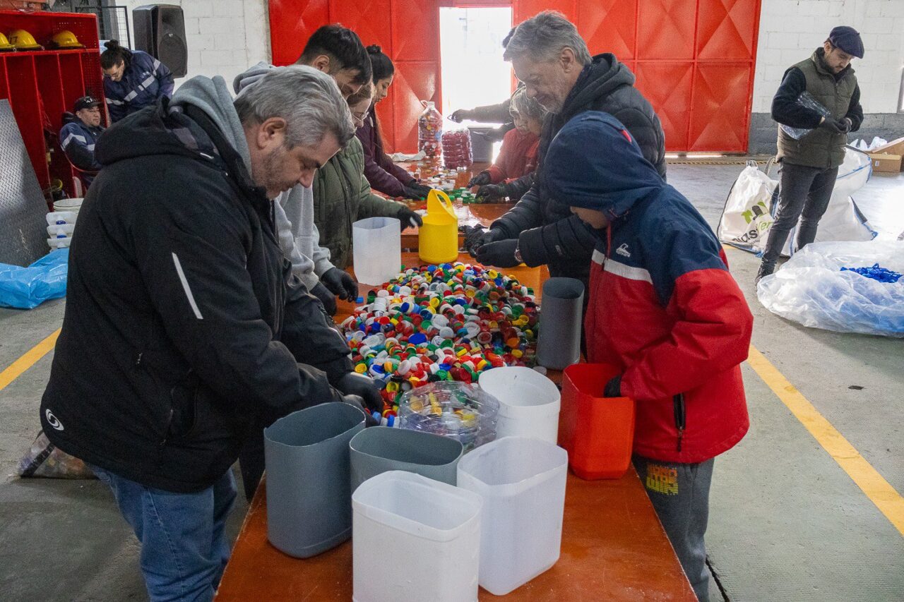 Se llevó adelante una jornada de reciclaje