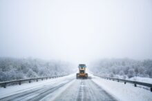 ruta n°3 por la acumulaciÓn de nieve