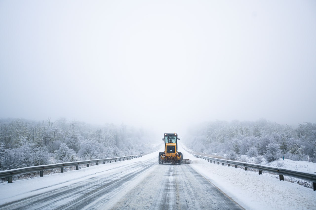 ruta n°3 por la acumulaciÓn de nieve