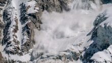 avalancha montaña