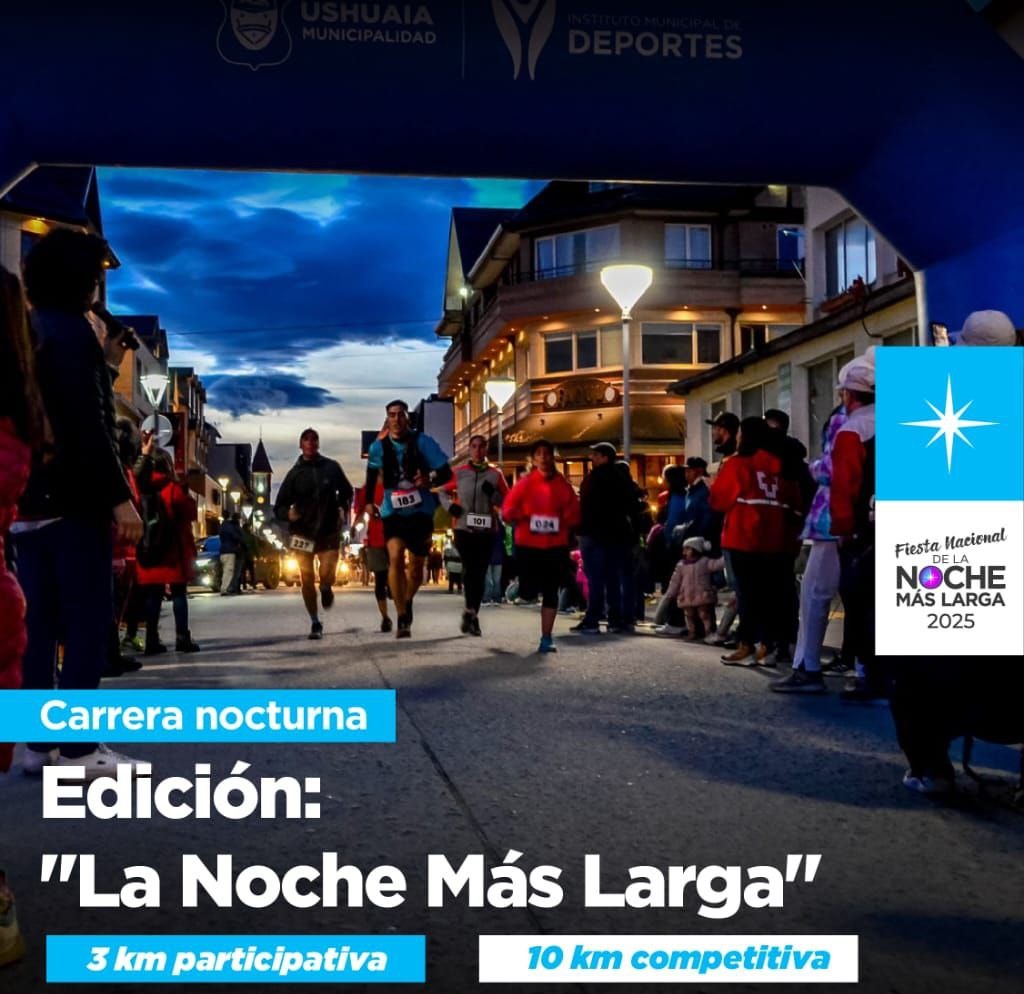 Más de 300 inscriptos para la carrera nocturna de la Noche Más Larga 2025