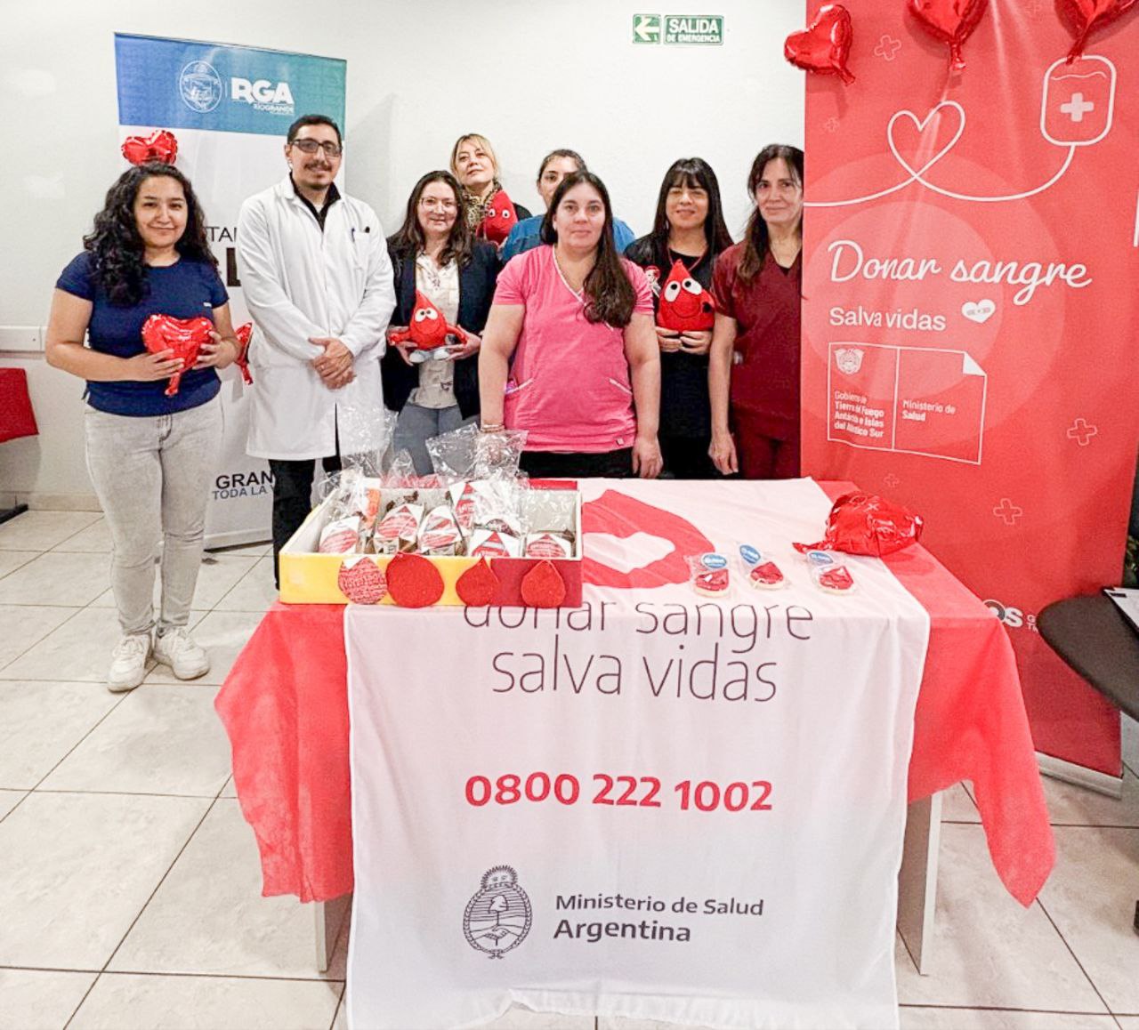 La comunidad se sumó a una jornada de donación voluntaria de sangre
