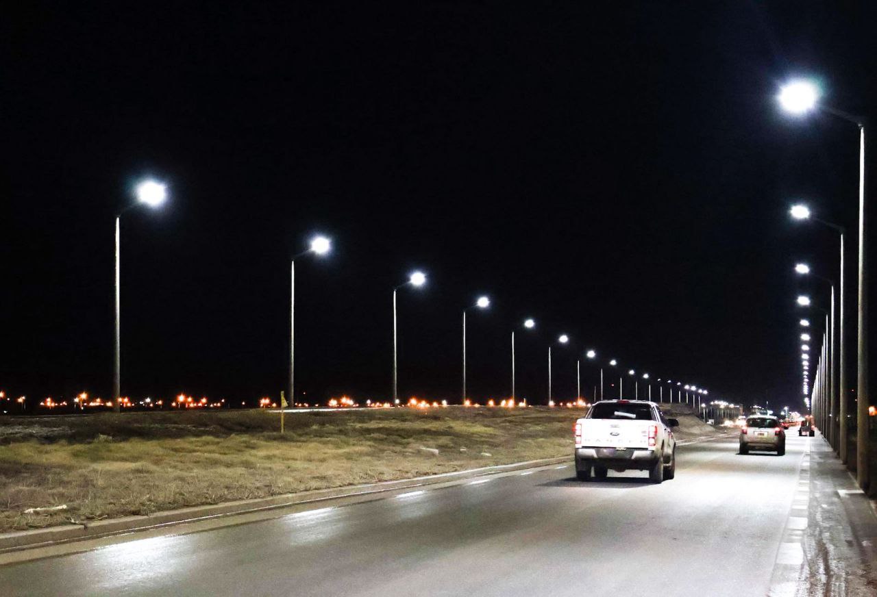 El Municipio completó el alumbrado de la avenida San Martín norte