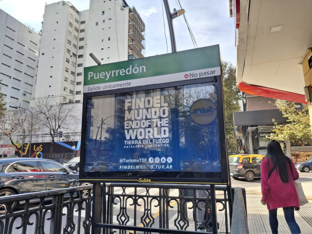 Promocionan la temporada invernal en las calles de Buenos Aires