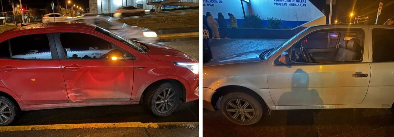 Chocó, tuvo un ataque de ira y rompió el vehículo del otro conductor