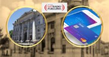 Banco Nación frente a una tarjeta Revolut, representando el contraste entre banca tradicional y fintech