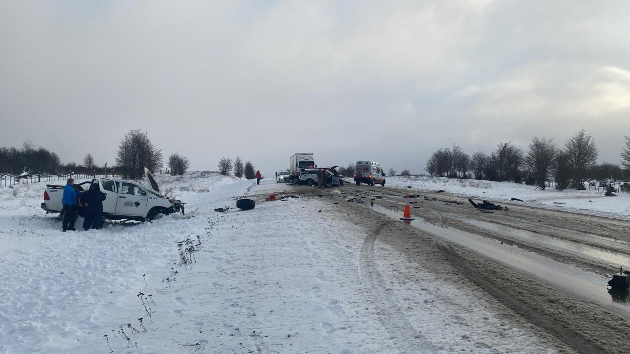 Choque frontal en Ruta 3: cuatro personas continúan internadas con lesiones graves