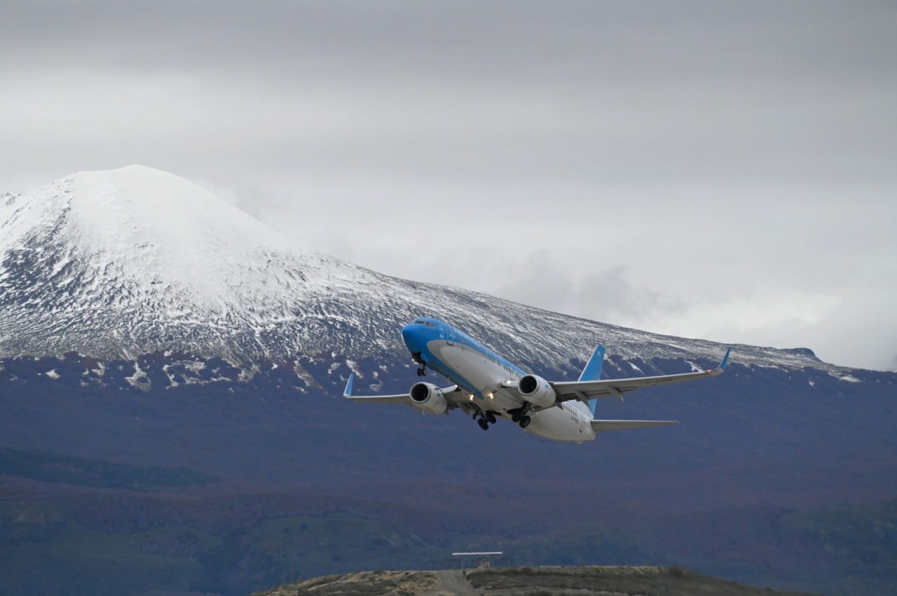 Aumentan los vuelos a Ushuaia en esta temporada invernal