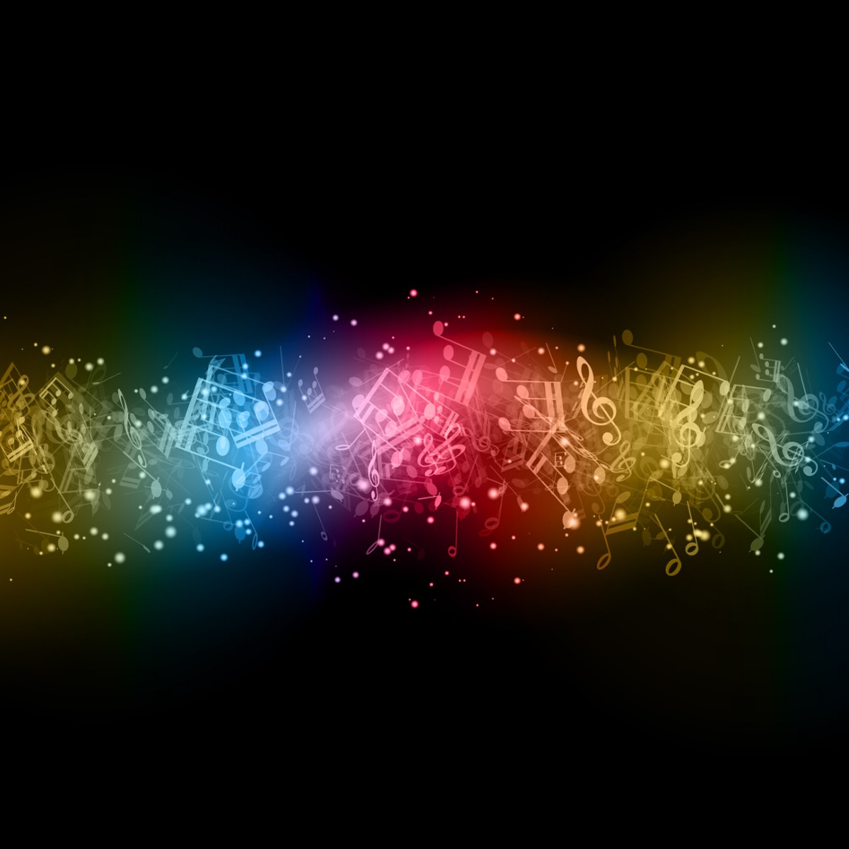 fondo moderno notas musicales