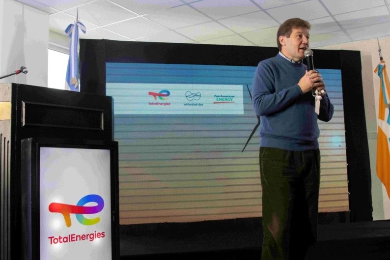 Melella destacó el impacto del parque eólico de TotalEnergies