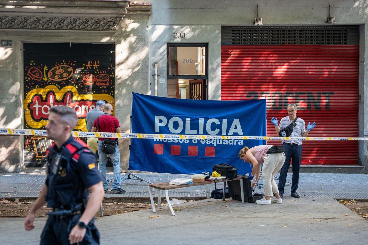 Tiroteo en Consell de Cent: un hombre fue asesinado a plena luz del día