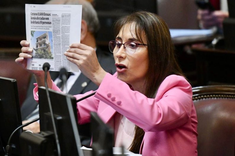 La senadora López rechazó los vetos de Milei y pidió al Congreso que insista las leyes