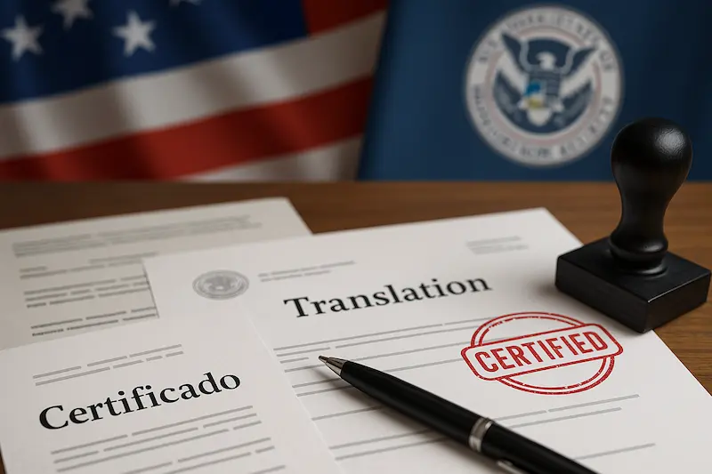 Qué exige USCIS para documentos en español: Guía de traducción certificada