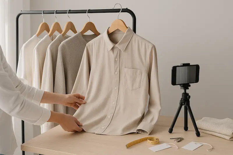 Cómo presentar ropa para vender y destacar tu marca