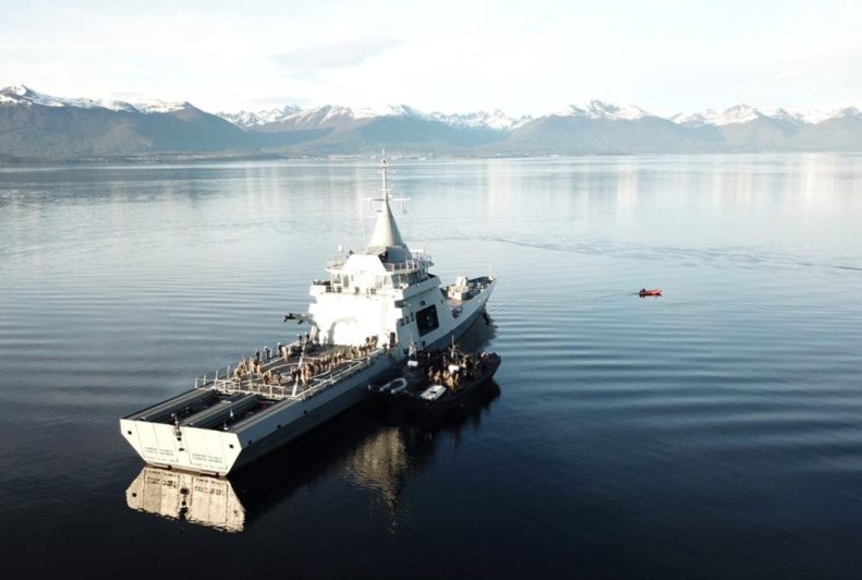 Intensas jornadas de adiestramiento en la zona del canal Beagle
