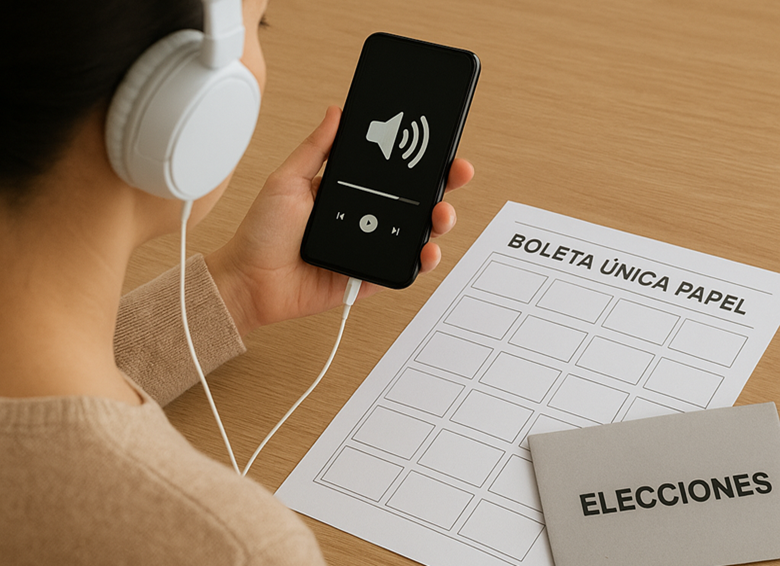 La Secretaría Electoral lanzó una guía en audio para facilitar la votación