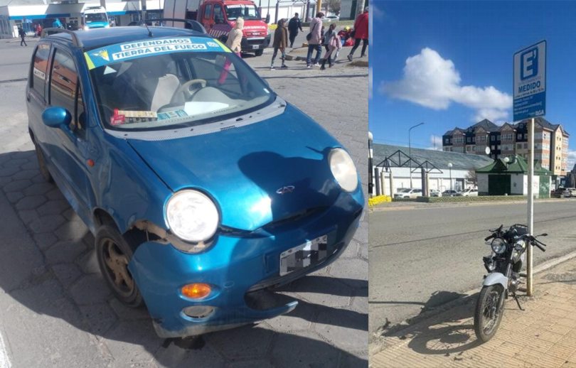 Dos jóvenes hospitalizados tras un choque entre una moto y un auto