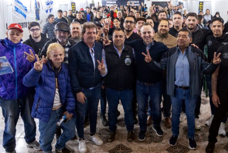 Respaldo de Petroleros a Defendamos Tierra del Fuego